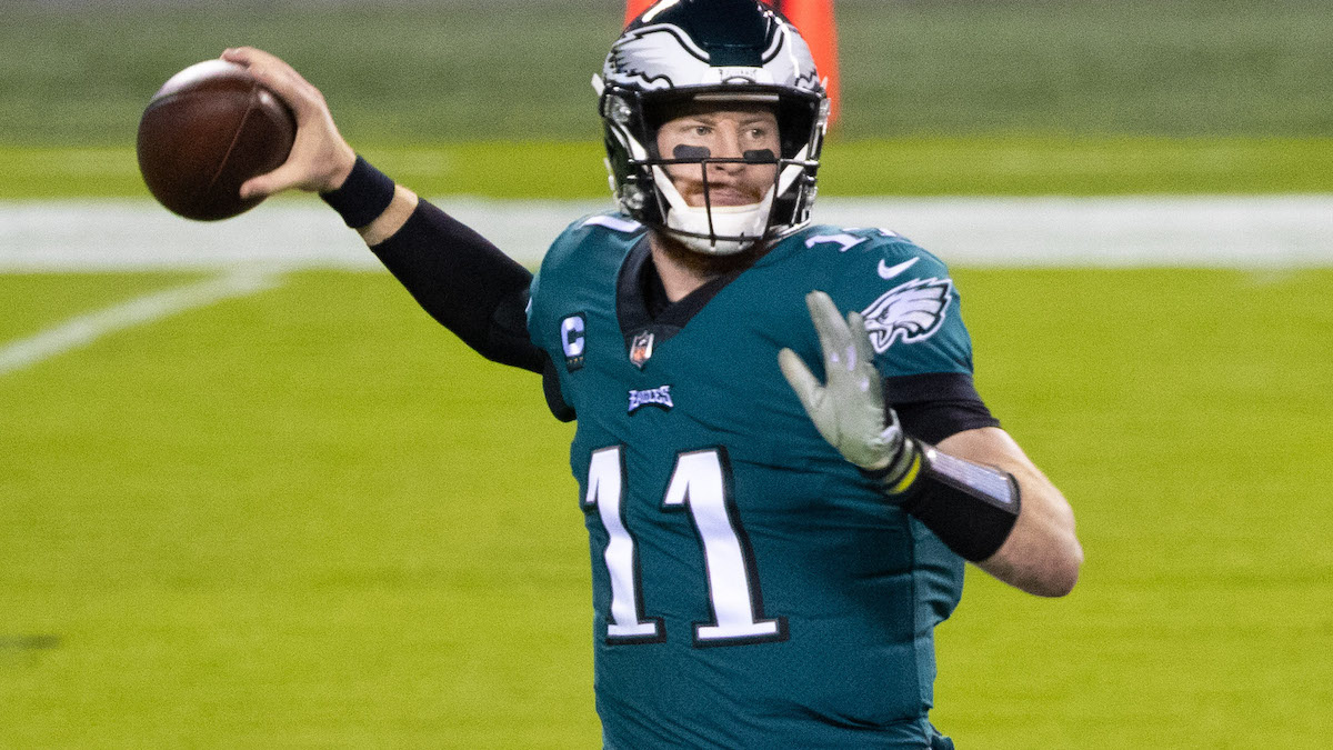 Carson Wentz makes a lot of sense as the Patriots backup QB