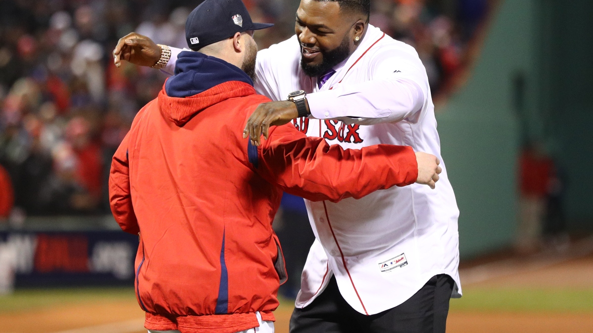 Dustin Pedroia retirement ceremony with Red Sox