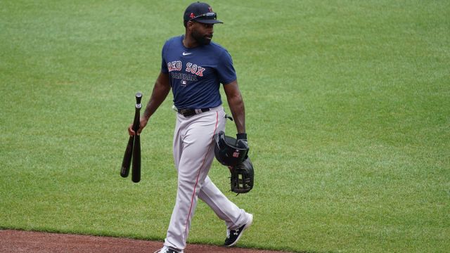 Major League Baseball outfielder Jackie Bradley Jr.