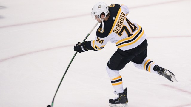 Boston Bruins winger Jake DeBrusk