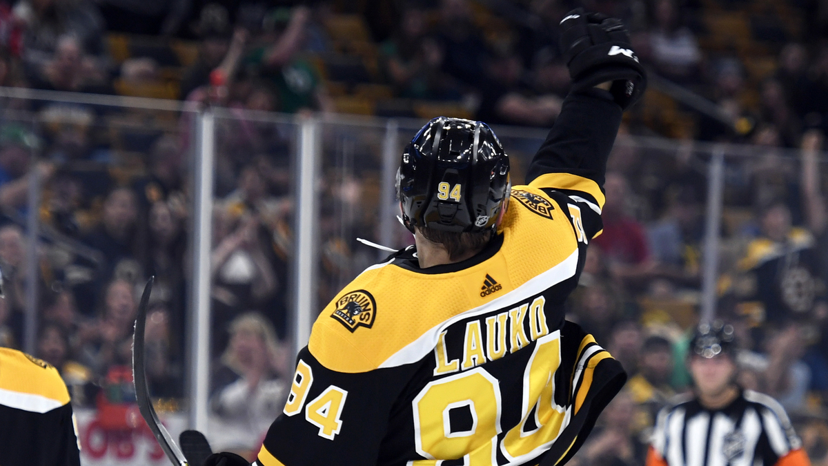 Projecting the Bruins' playoff lineup: Is Jakub Lauko in the mix? - The  Athletic