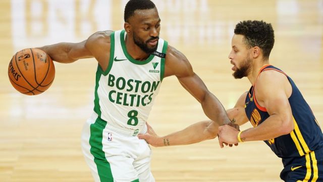 Boston Celtics guard Kemba Walker, Golden State Warriors guard Steph Curry