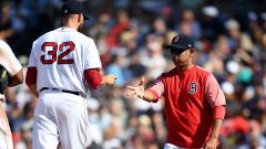 Boston Red Sox Pitcher Matt Barnes And Manager Alex Cora