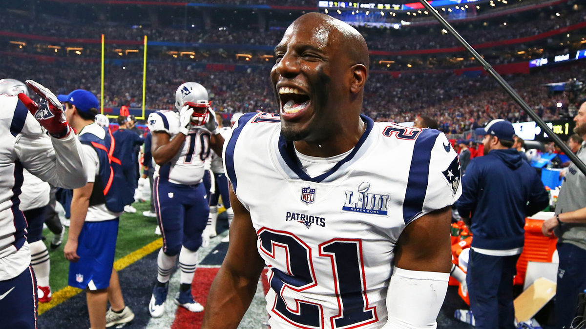Duron Harmon responds to a woman who hates Tom Brady for launching the trophy