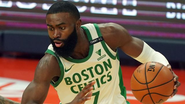 Boston Celtics guard Jaylen Brown