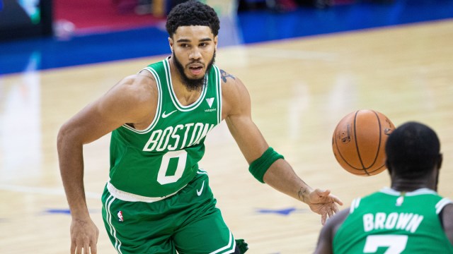 Boston Celtics forward Jayson Tatum, Jaylen Brown