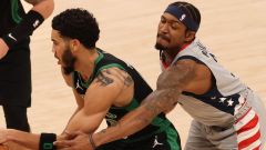 Boston Celtics forward Jayson Tatum and Washington Wizards guard Bradley Beal