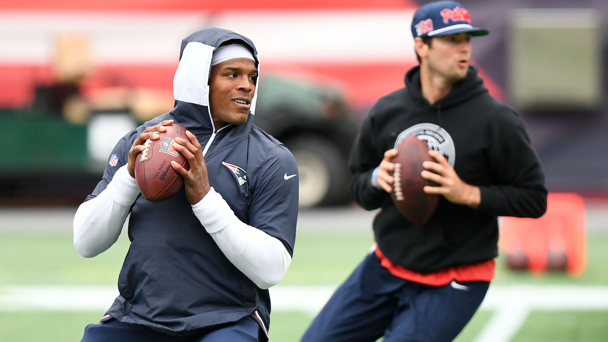 Where Is Patriots' QB Battle After Two Open OTAs, Cam Newton's Injury?