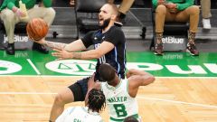 Boston Celtics guard Evan Fournier