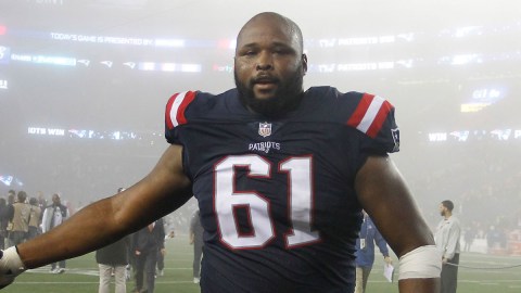 Texans, and former Patriots, right tackle Marcus Cannon
