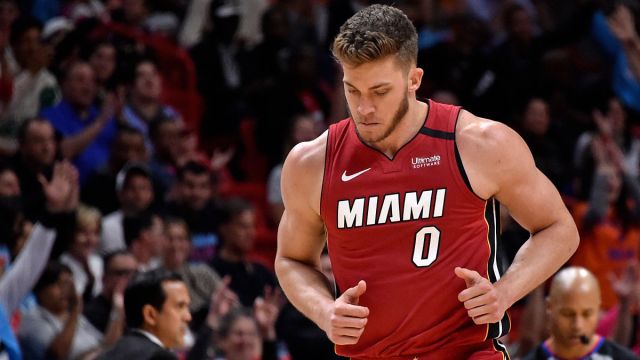 Miami Heat forward Meyers Leonard