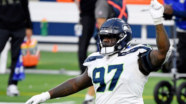 Seahawks defensive tackle Poona Ford is an RFA option for the Patriots