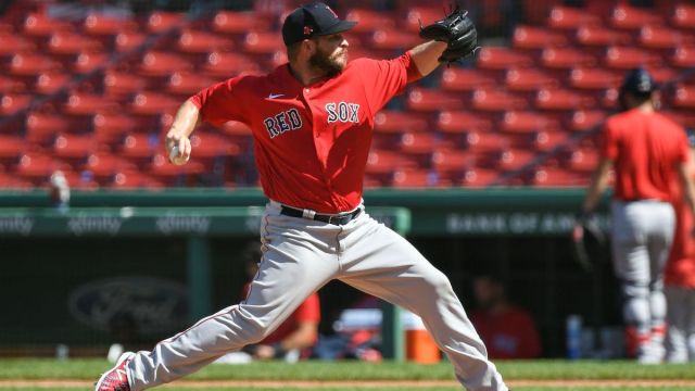 Boston Red Sox reliever Ryan Brasier