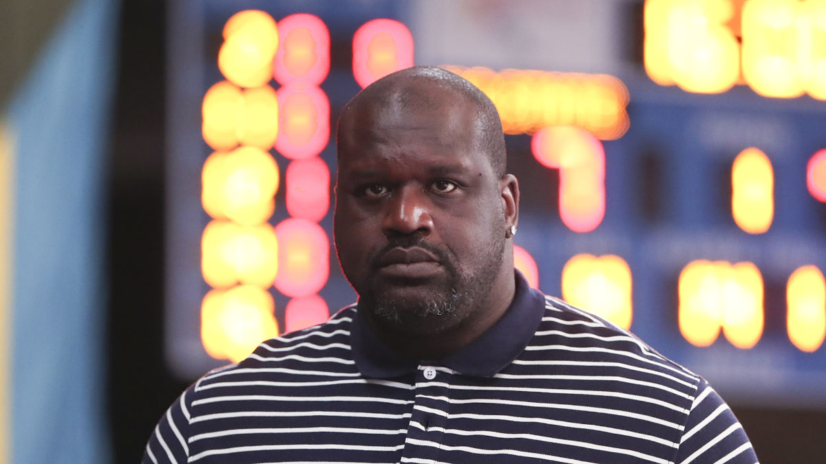 Watch Shaquille O’Neal Crash Through Table During AEW Wrestling Match