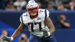 Patriots offensive tackle Trent Brown