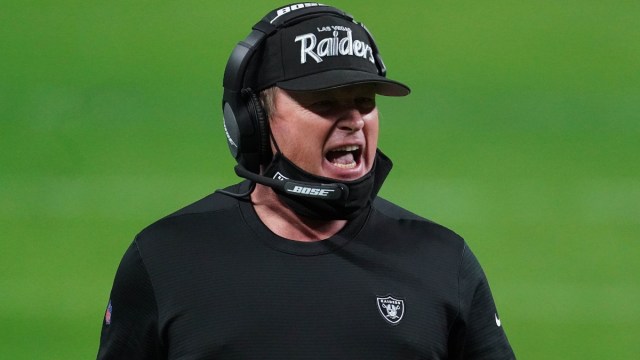 Las Vegas Raiders head coach Jon Gruden