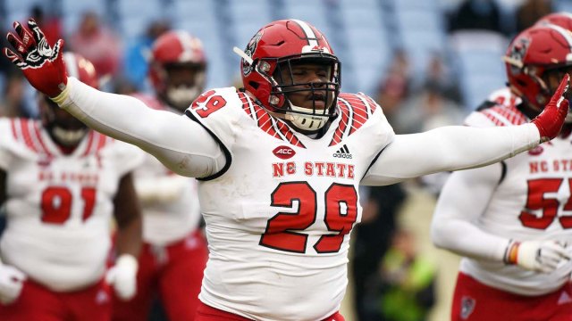 NC State NFL Draft prospect and potential Patriots defensive tackle Alim McNeill