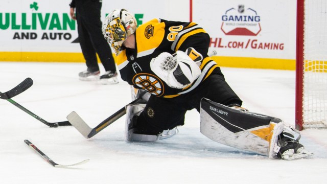 Boston Bruins Goalie Dan Vladar