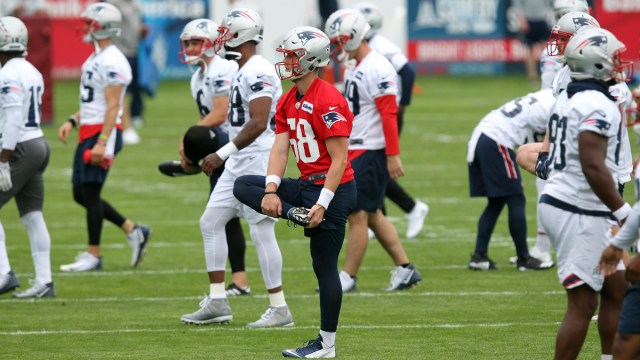 New England Patriots quarterback Danny Etling
