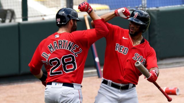 Red Sox stars J.D. Martinez and Xander Bogaerts