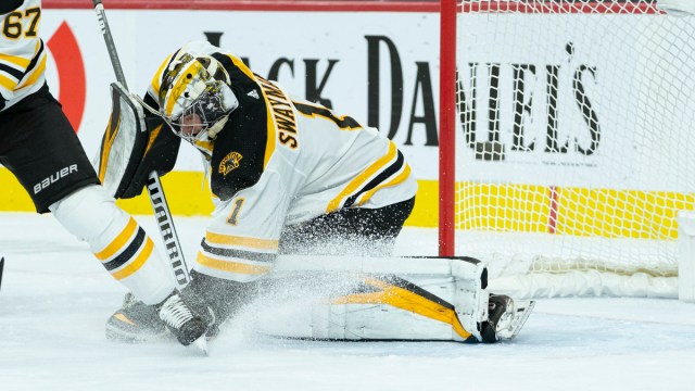Boston Bruins Goalie Jeremy Swayman