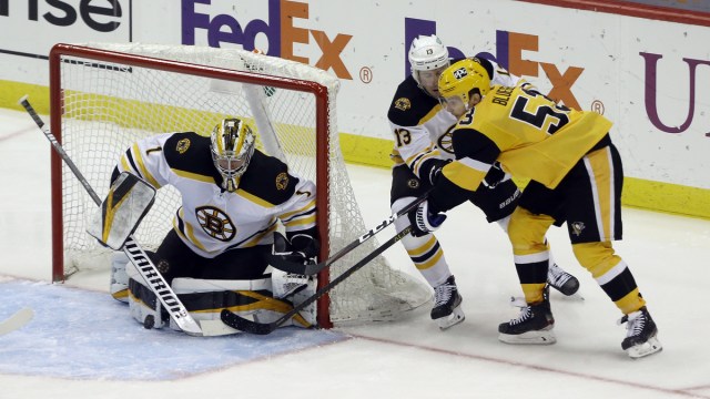 Boston Bruins Goalie Jeremy Swayman