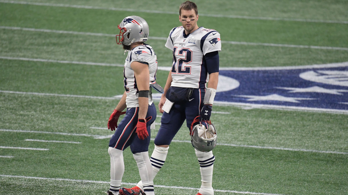 Do it Jules': Rob Gronkowski is all for a Julian Edelman comeback