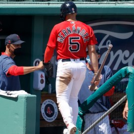 Boston Red Sox center fielder Kiké Hernández