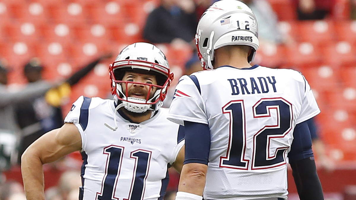 Did Tom Brady recruit Julian Edelman to play in Tampa? 'I can neither  confirm nor can I deny,' former Patriots WR says 