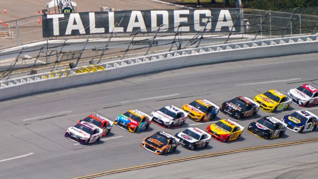 NASCAR drivers at Talladega Superspeeddway