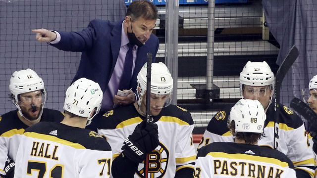 Boston Bruins coach Bruce Cassidy