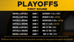 Bruins Playoffs NESN Schedule 2021