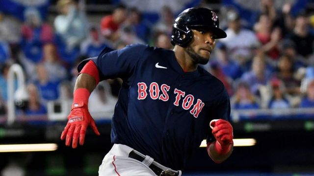 Boston Red Sox outfielder Franchy Cordero