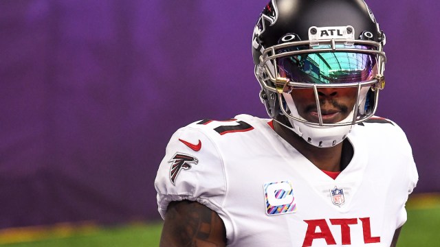 Falcons wide receiver and potential Patriots trade candidate Julio Jones