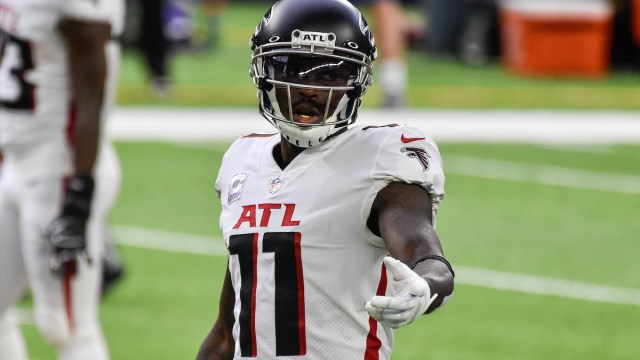 Falcons wide receiver and potential Patriots trade candidate Julio Jones