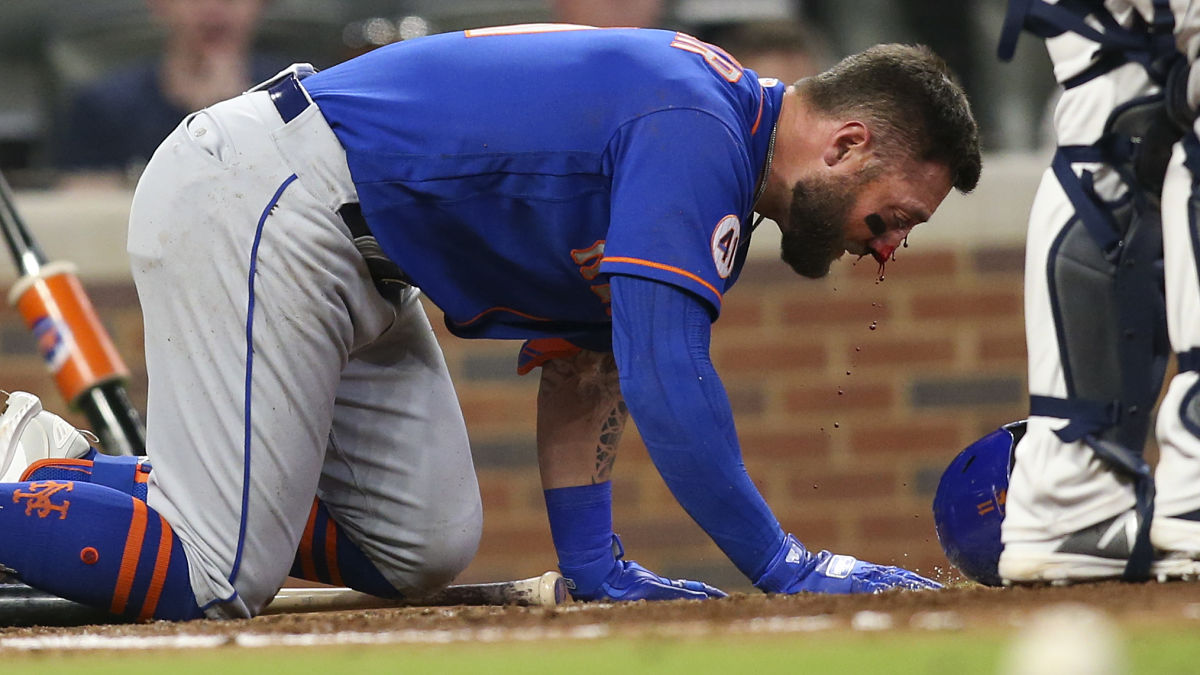 Mets' Kevin Pillar Offers Update After Taking Fastball To Face