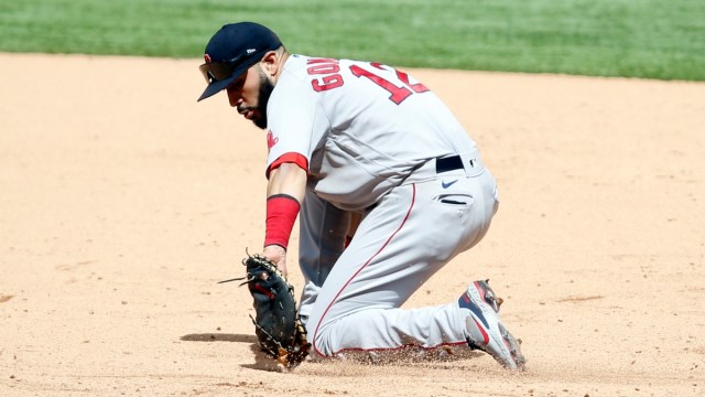 Boston Red Sox infielder Marwin González