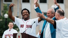 Pedro Martinez WooSox Celebration