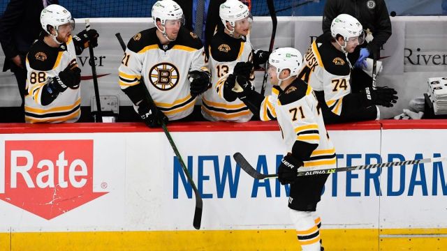 Boston Bruins left wing Taylor Hall