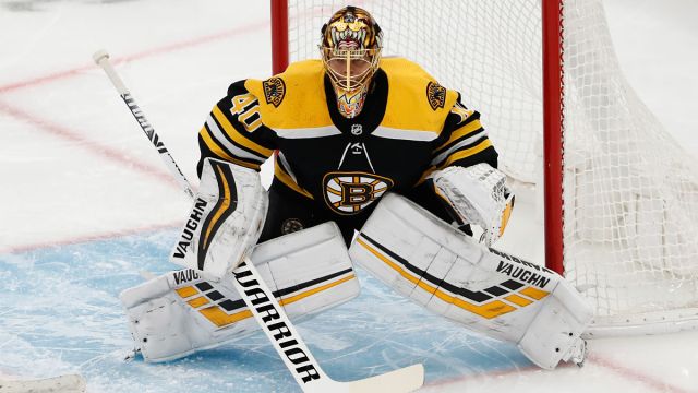 Boston Bruins goalie Tuukka Rask