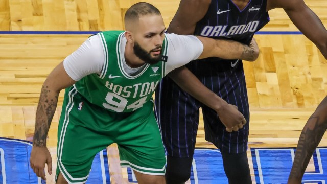 Boston Celtics guard Evan Fournier