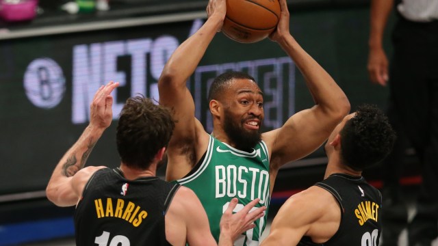 Boston Celtics power forward Jabari Parker