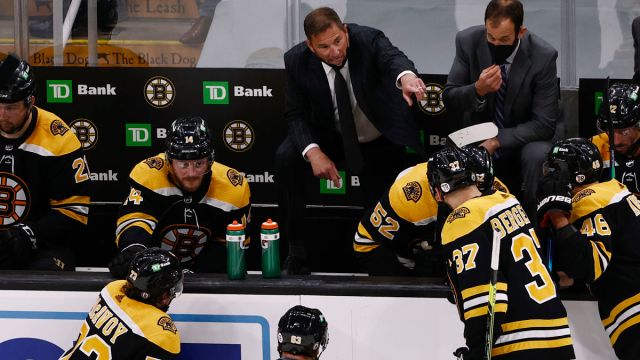 Boston Bruins coach Bruce Cassidy