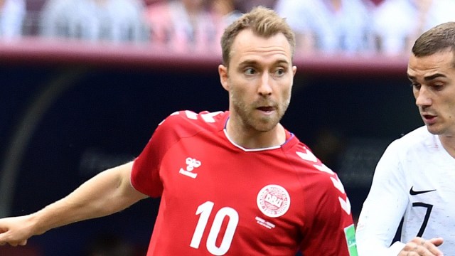 Denmark midfielder Christian Eriksen