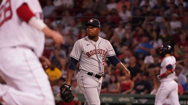 Houston Astros pitcher Famber Valdez