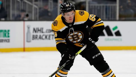 Boston Bruins winger Karson Kuhlman