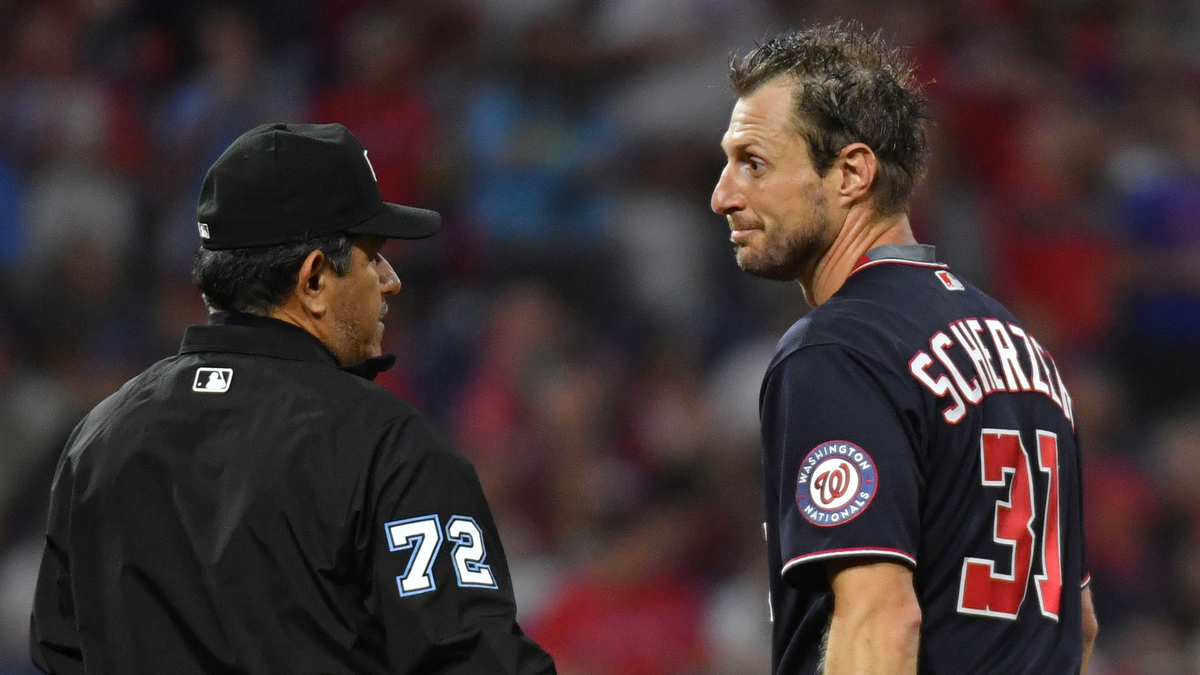 Phillies' Joe Girardi ejected after challenging Nationals' Max