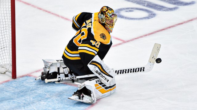 Boston Bruins goaltender Tuukka Rask
