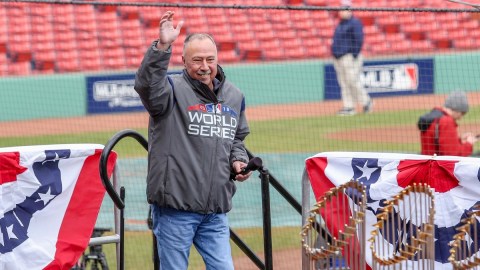 Boston Red Sox broadcaster Jerry Remy
