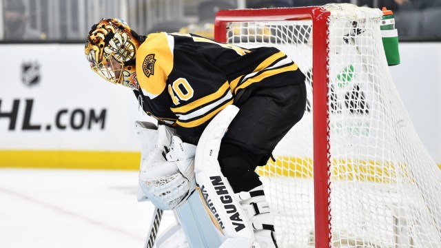 Boston Bruins goaltender Tuukka Rask